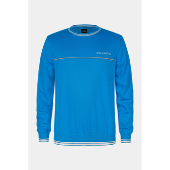 Enorsia Simple Significant Sweatshirt With Reflective Tape Detailing men’s Sweater in Blue Enorsia Simple Significant Sweatshirt With Reflective Tape Detailing men’s Sweater in Blue