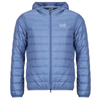 Emporio Armani EA TRAIN CORE ID DOWN LIGHT JACKET HOODIE CC NPB men’s Jacket in Blue Emporio Armani EA TRAIN CORE ID DOWN LIGHT JACKET HOODIE CC NPB men’s Jacket in Blue