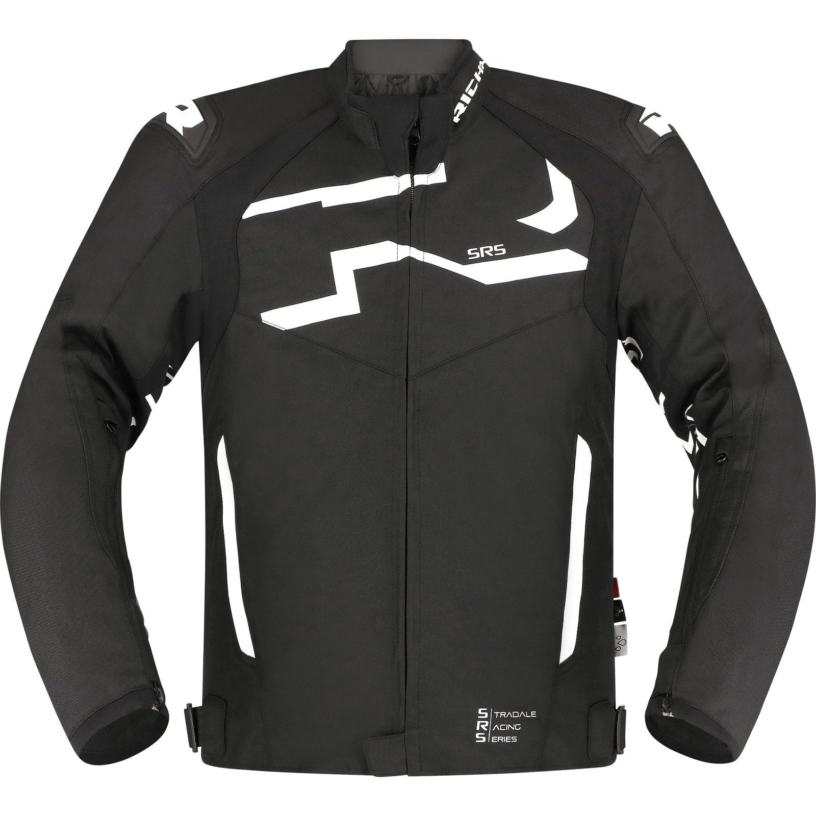 Richa Stradale Motorcycle Jacket – Black White – Richa Stradale Motorcycle Jacket – Black White –