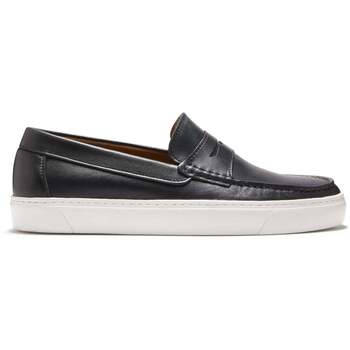 Hugs & Co. Slip-on Sneaker Loafers, black leather men’s Trainers in multicolour Hugs & Co. Slip-on Sneaker Loafers, black leather men’s Trainers in multicolour