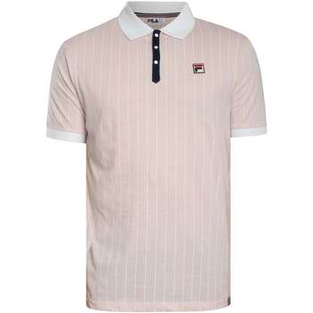 Fila BB Classic Striped Polo Shirt Pale LilacWhite Navy men’s in Pink Fila BB Classic Striped Polo Shirt Pale LilacWhite Navy men’s in Pink