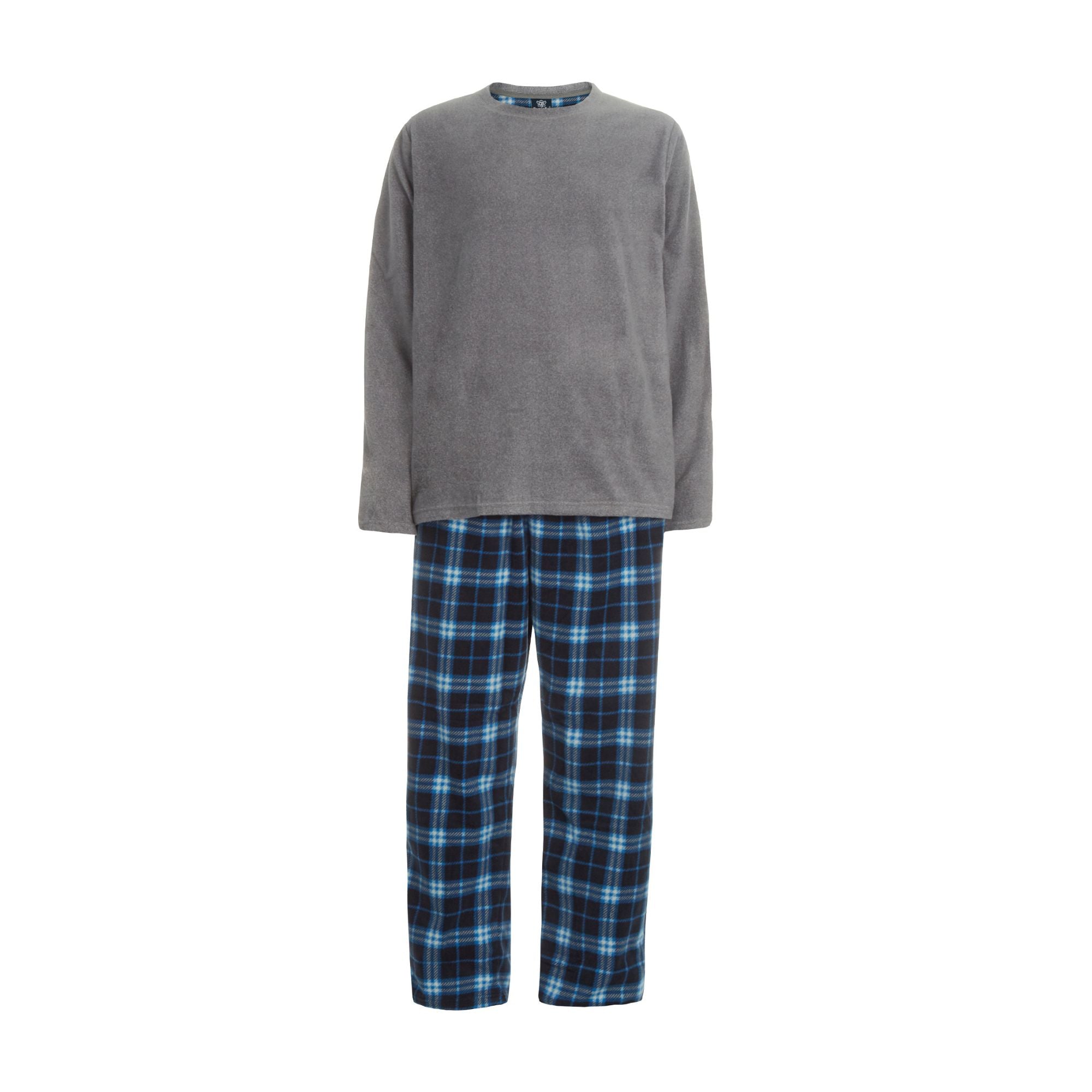 Mens Fleece Long Sleeve Top Pyjamas Sets Mens Fleece Long Sleeve Top Pyjamas Sets