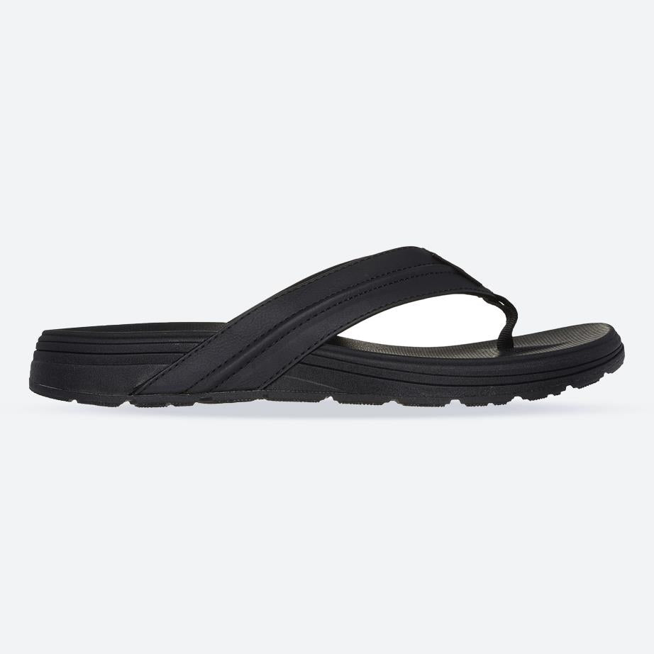 Men’s Wide Fit Skechers Patino Marlee Slippers, Black E Men’s Wide Fit Skechers Patino Marlee Slippers, Black E