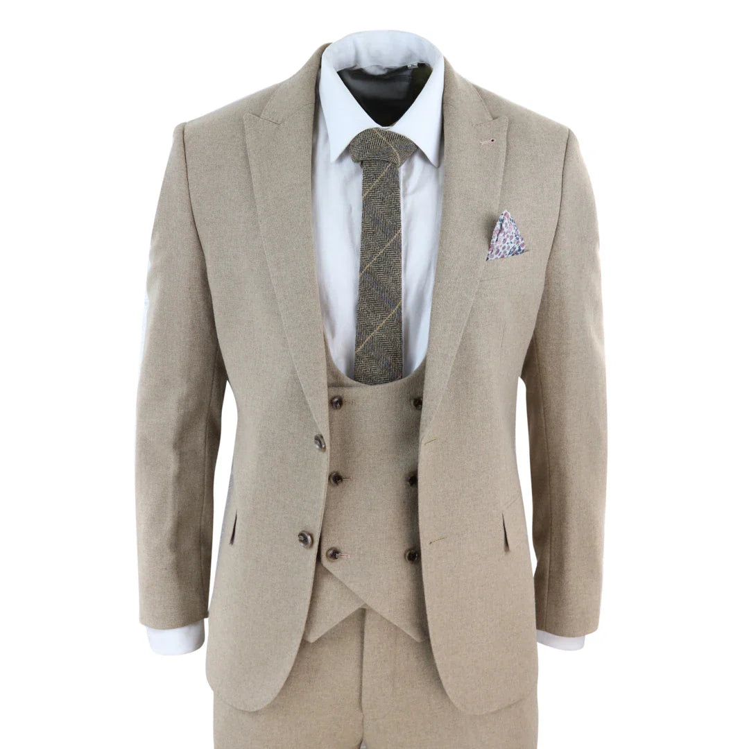 AK- – Men Tweed Piece Suit Tan Oak Double Breasted Wedding – ” Jacket ” Trousers AK- – Men Tweed Piece Suit Tan Oak Double Breasted Wedding – ” Jacket ” Trousers