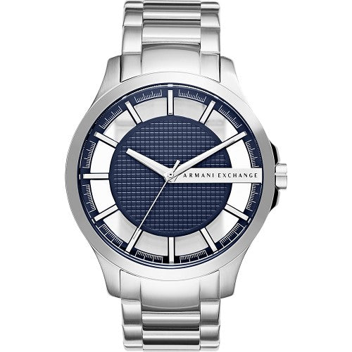 Armani Exchange AX Smart Watch Stainless Steel, Blue Dial Armani Exchange AX Smart Watch Stainless Steel, Blue Dial