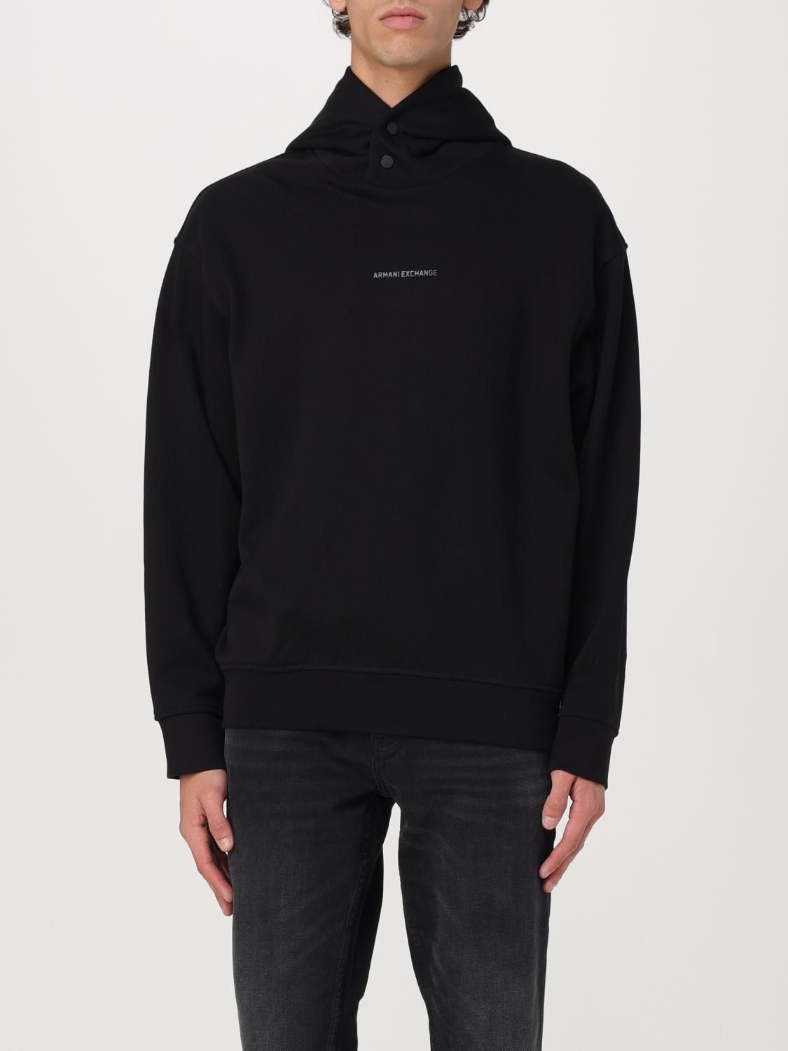 ARMANI EXCHANGE Sweatshirt Men color Black ARMANI EXCHANGE Sweatshirt Men color Black