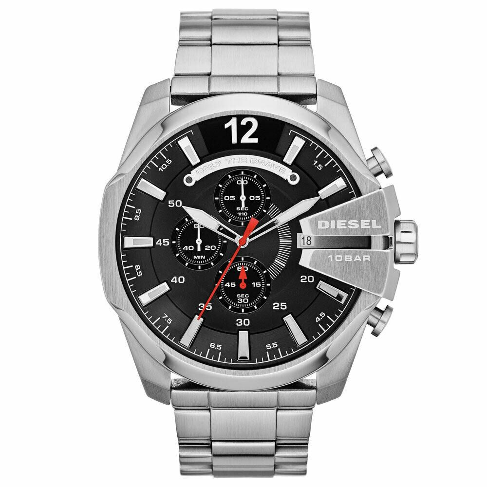 Diesel DZ Chief Chronograph Black Dial Stainless Steel Men’s Watch Diesel DZ Chief Chronograph Black Dial Stainless Steel Men’s Watch