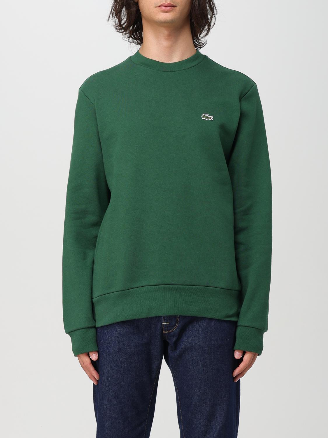 LACOSTE Sweatshirt Men color Green LACOSTE Sweatshirt Men color Green