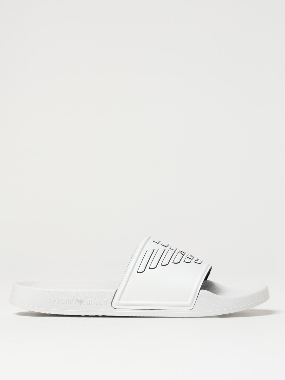 EMPORIO ARMANI SWIMWEAR Sandals Men color White