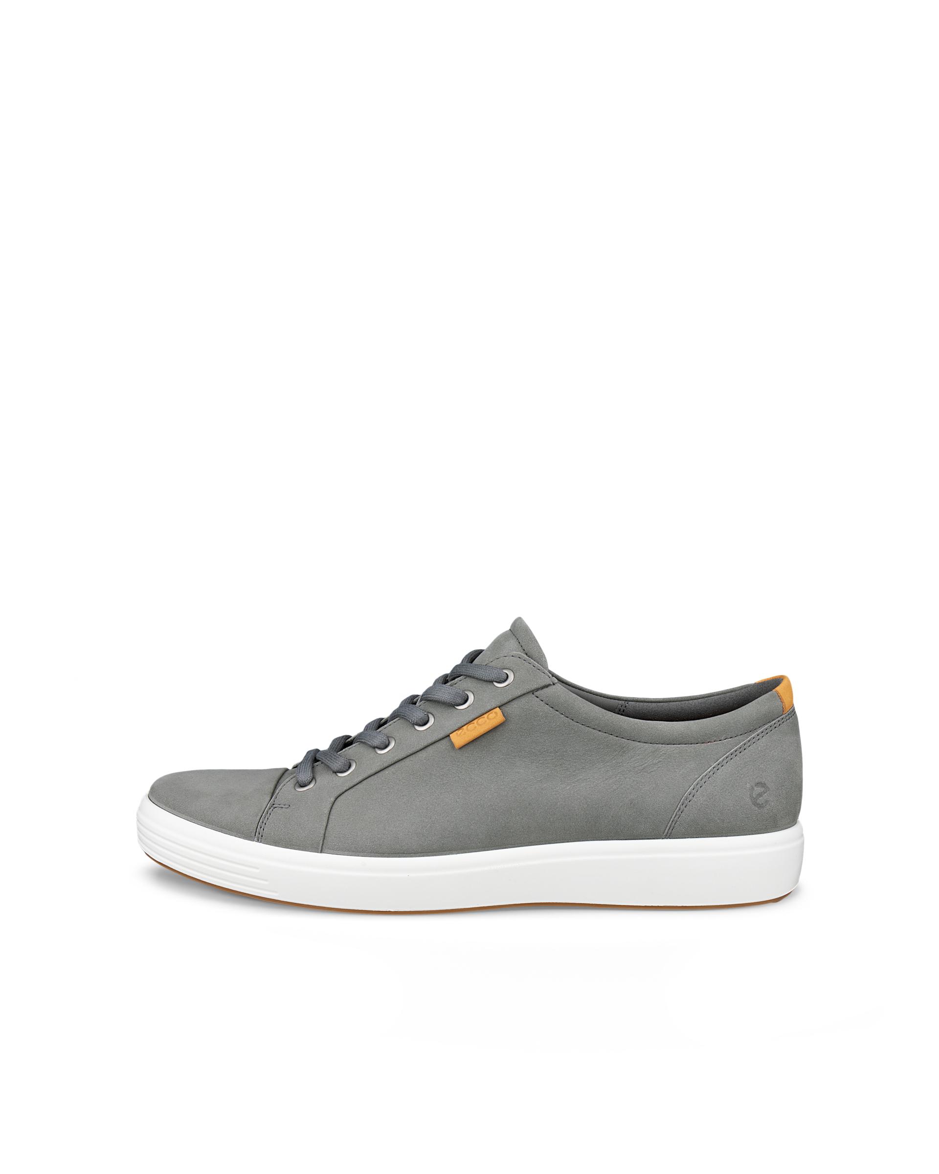 ECCO SOFT – Men’s Nubuck Trainer – Grey ECCO SOFT – Men’s Nubuck Trainer – Grey