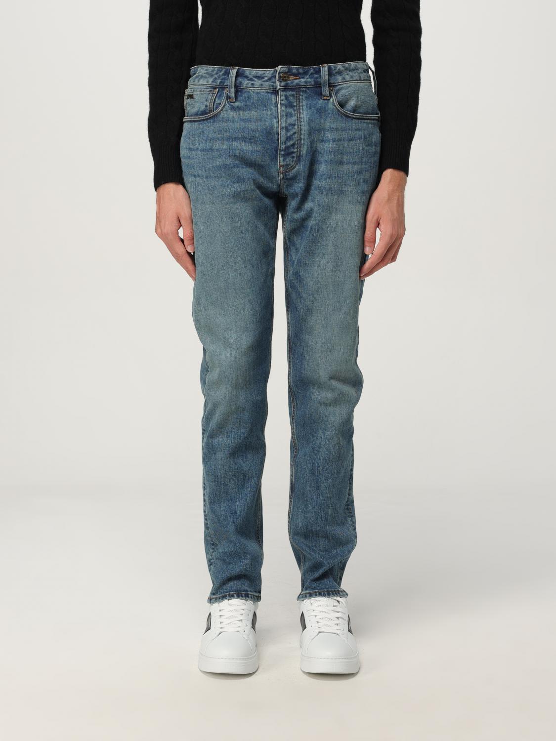 EMPORIO ARMANI Jeans Men color Stone Bleached EMPORIO ARMANI Jeans Men color Stone Bleached