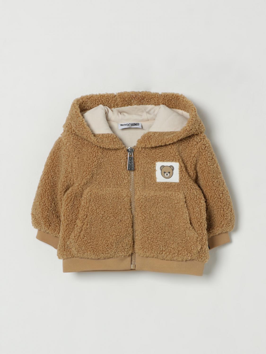 MOSCHINO Jacket Kids color Brown MOSCHINO Jacket Kids color Brown