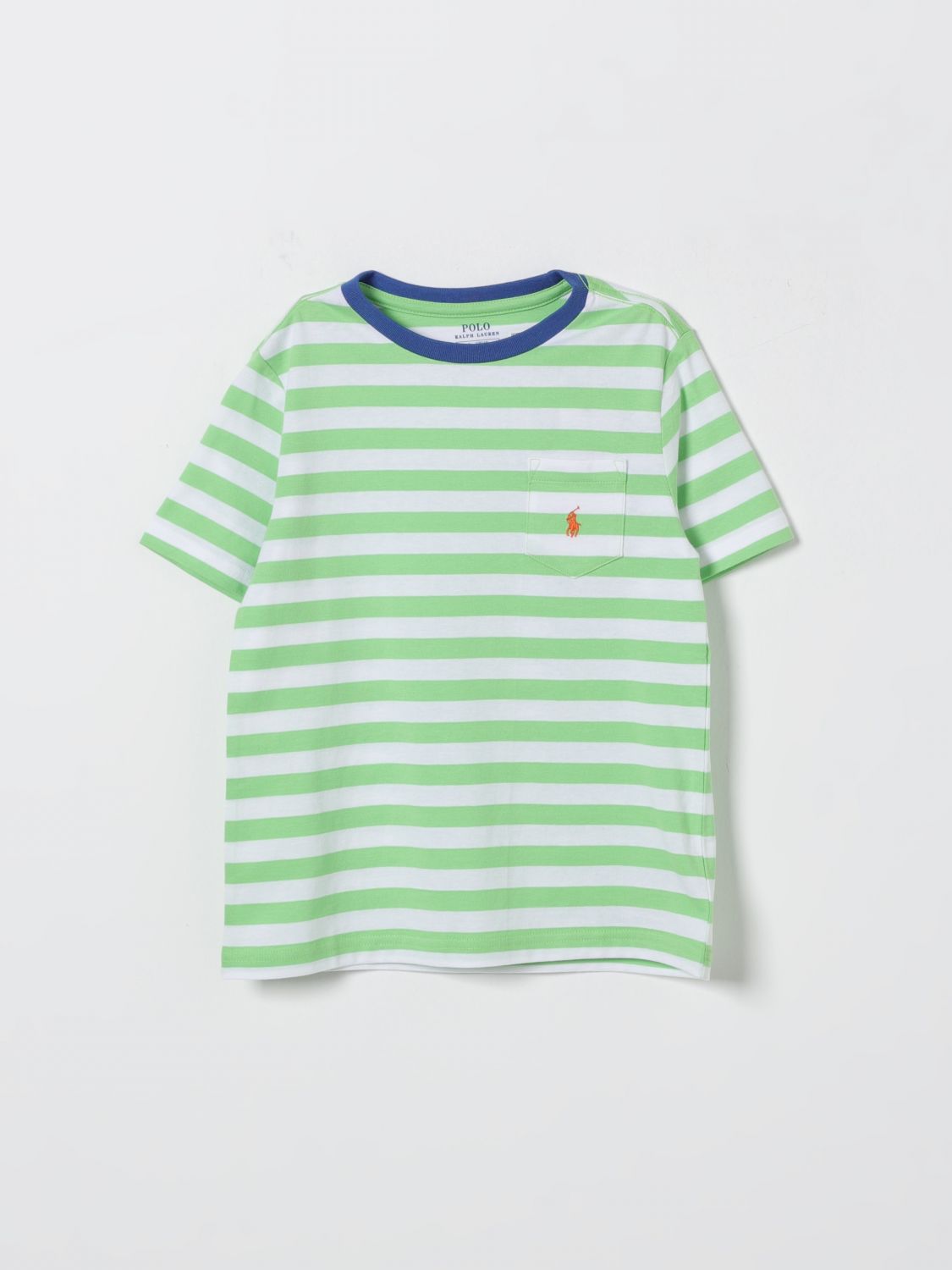 POLO RALPH LAUREN Shirt Kids color Green POLO RALPH LAUREN Shirt Kids color Green