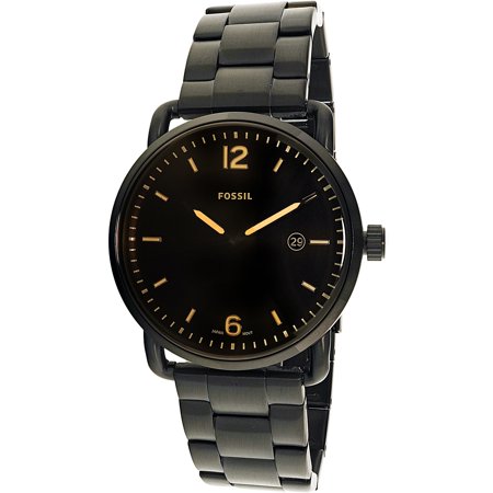 Fossil Men’s The Commuter FS Black Stainless-Steel Quartz Fashion Watch Fossil Men’s The Commuter FS Black Stainless-Steel Quartz Fashion Watch