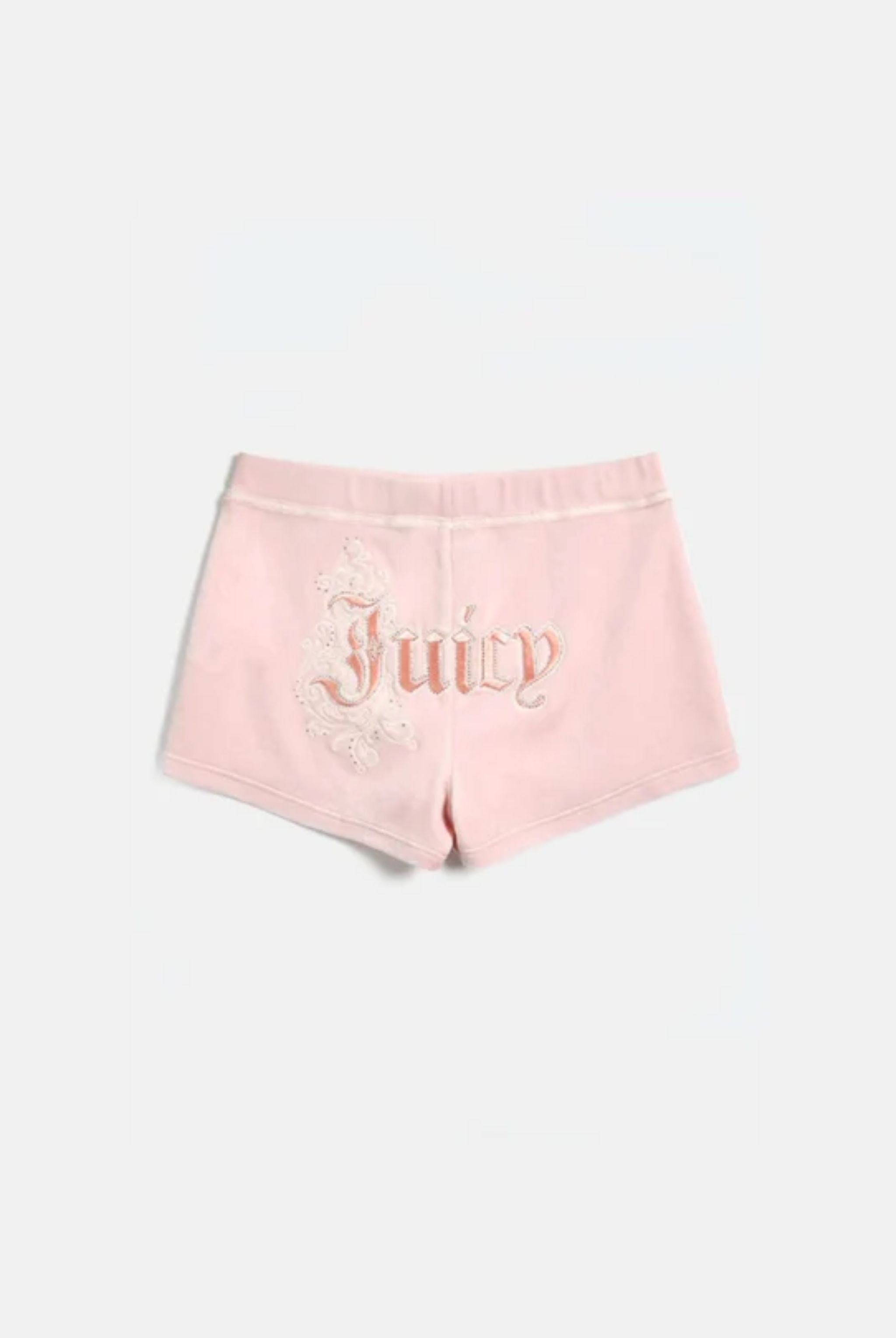 ALMOND BLOSSOM RENAISSANCE CREST BAMBOO VELOUR HERITAGE SHORTS – Pink ALMOND BLOSSOM RENAISSANCE CREST BAMBOO VELOUR HERITAGE SHORTS – Pink