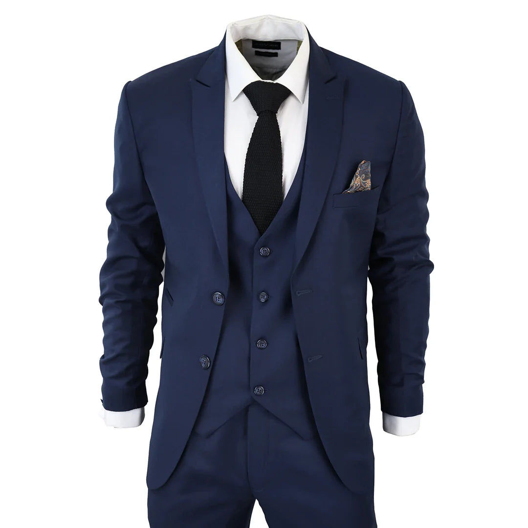 IM Men’s Classic Plain Navy Piece Suit – ” Jacket ” Trousers IM Men’s Classic Plain Navy Piece Suit – ” Jacket ” Trousers