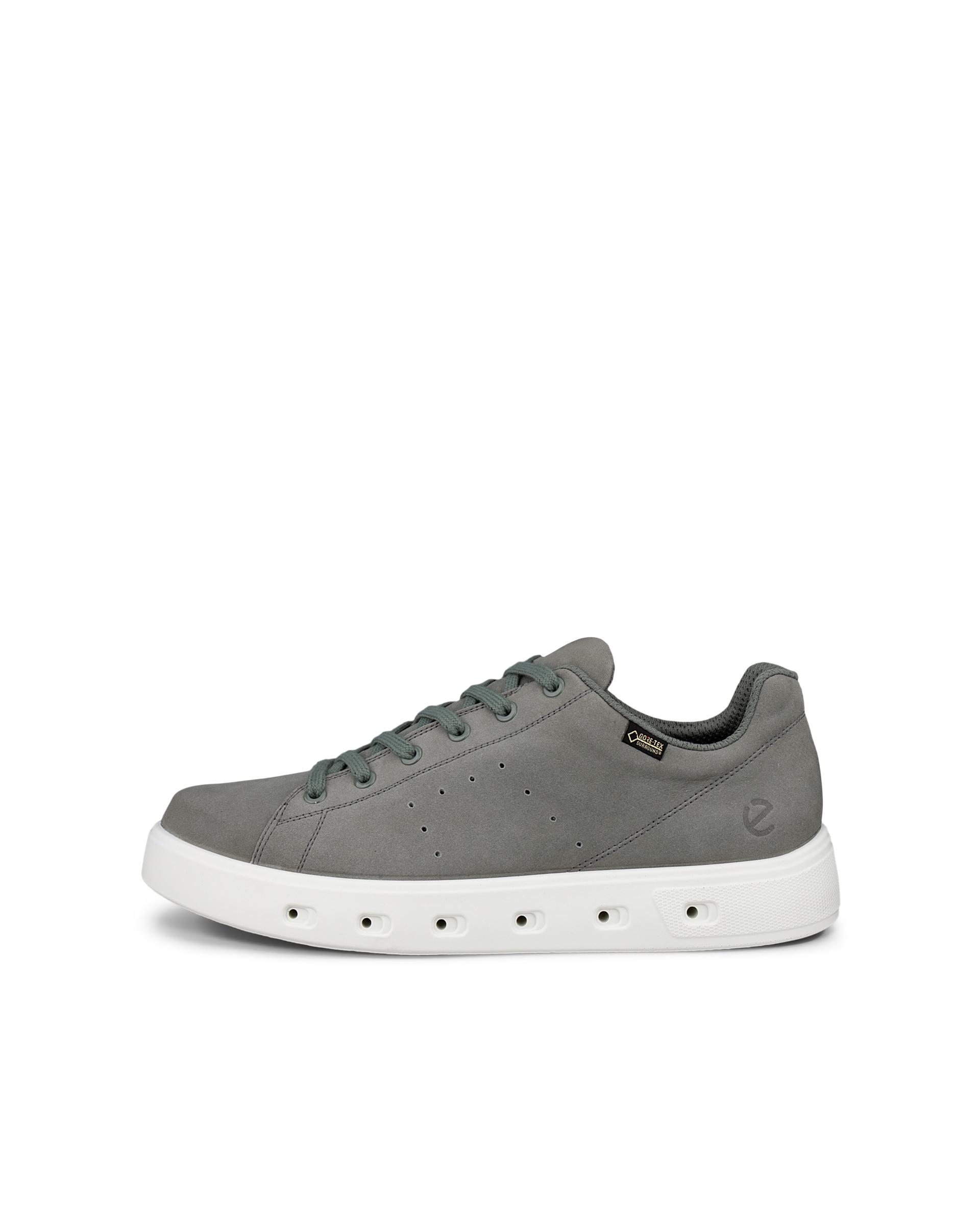 ECCO STREET – Men’s Nubuck Gore-Tex Trainer – Grey ECCO STREET – Men’s Nubuck Gore-Tex Trainer – Grey