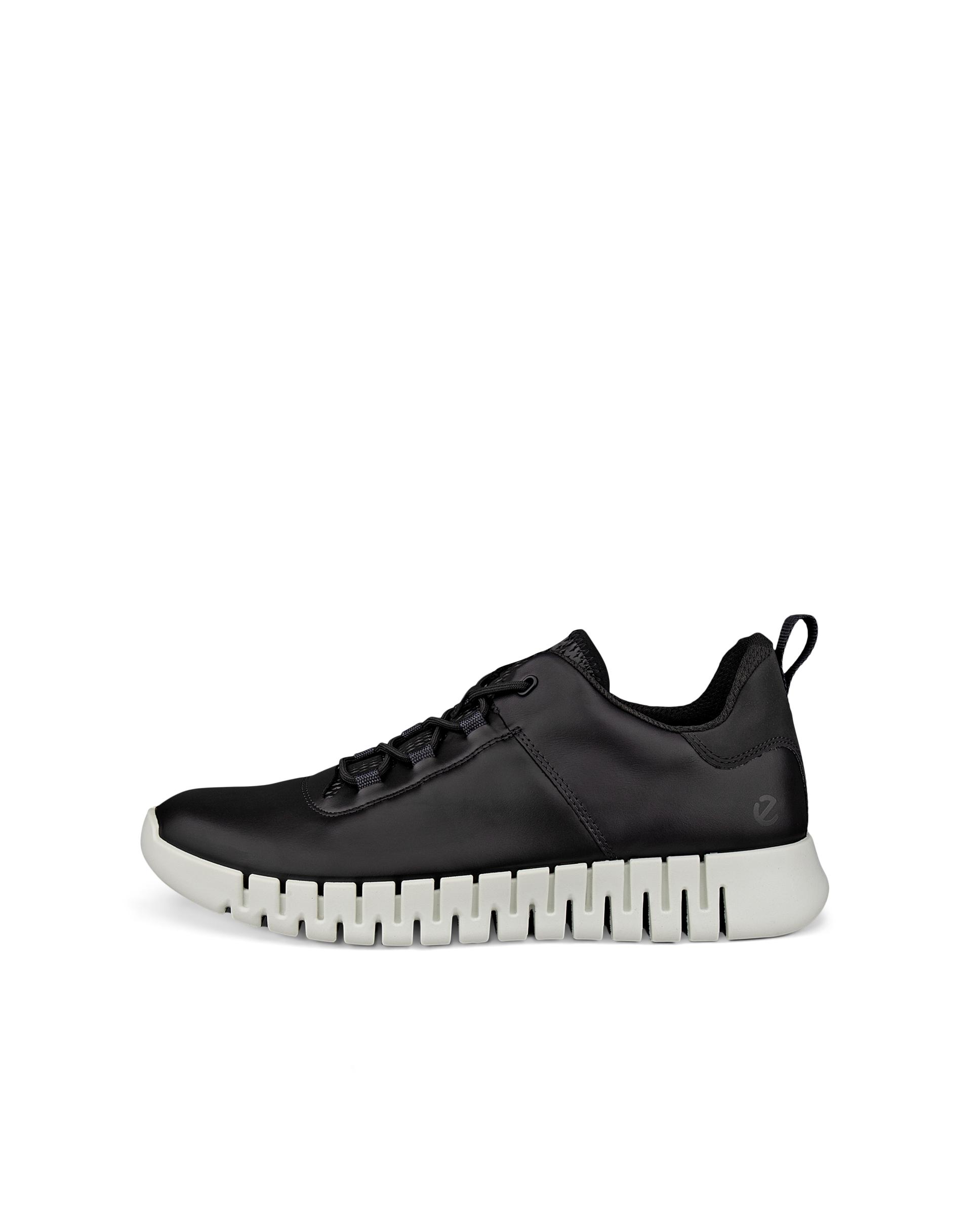ECCO GRUUV – Men’s Leather Trainer – Black ECCO GRUUV – Men’s Leather Trainer – Black
