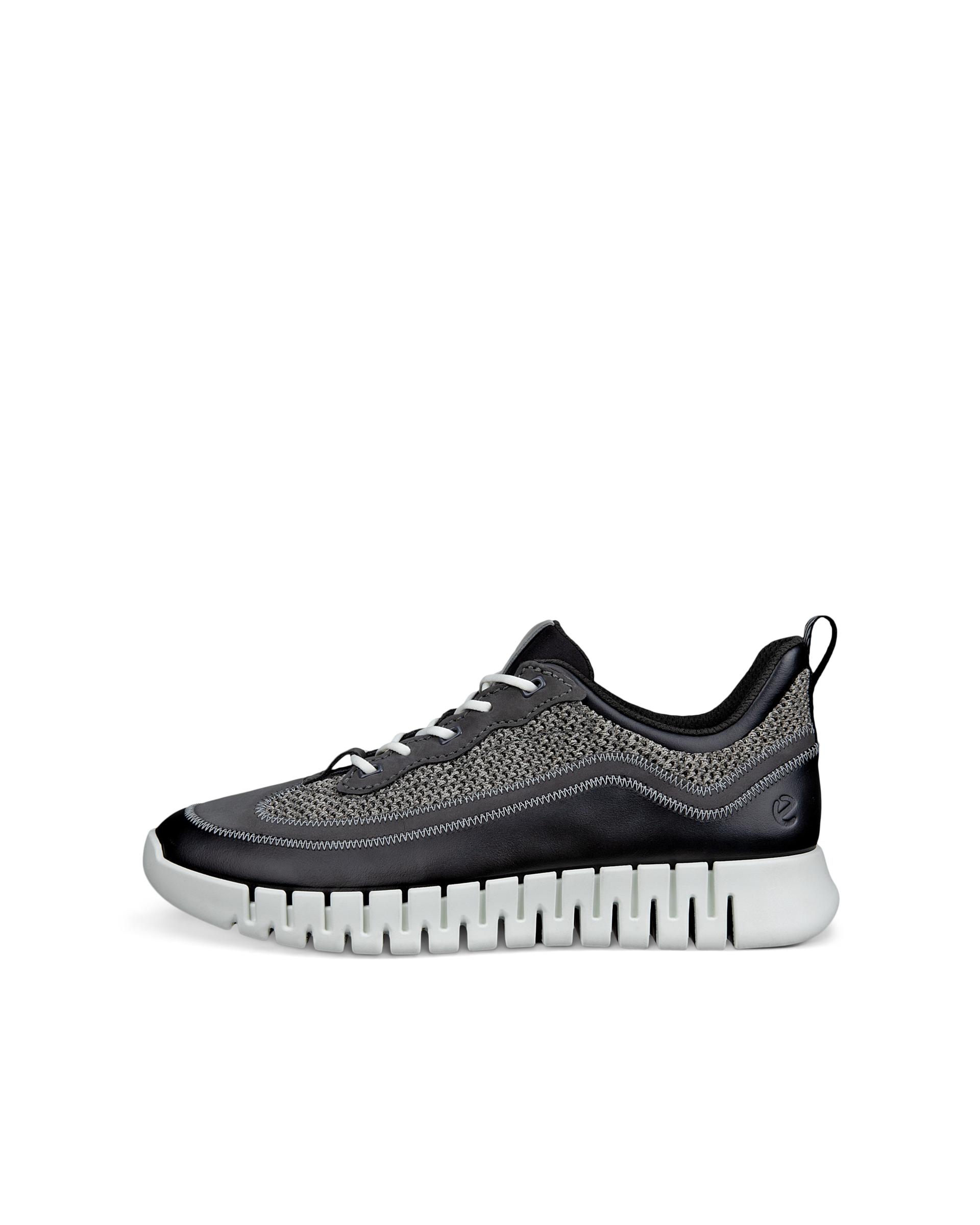ECCO GRUUV – Men’s Leather Trainer – Black ECCO GRUUV – Men’s Leather Trainer – Black