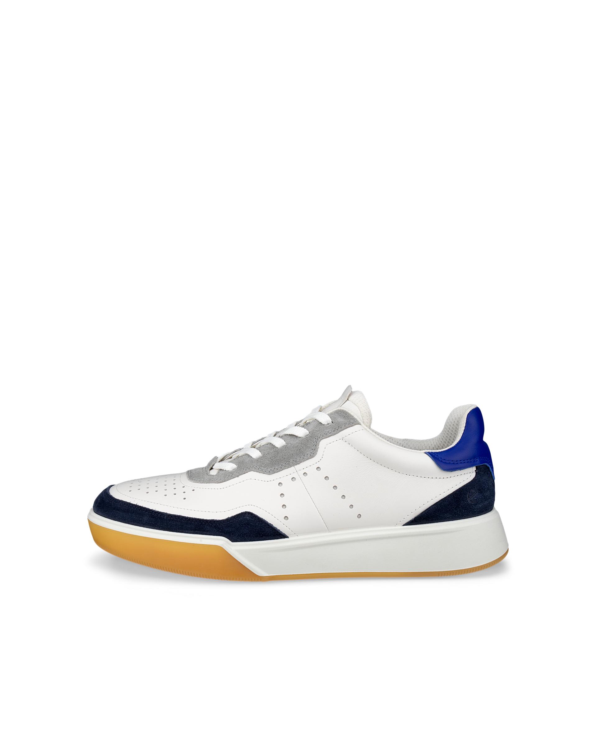ECCO STREET COURT – Men’s Leather Trainer – White ECCO STREET COURT – Men’s Leather Trainer – White