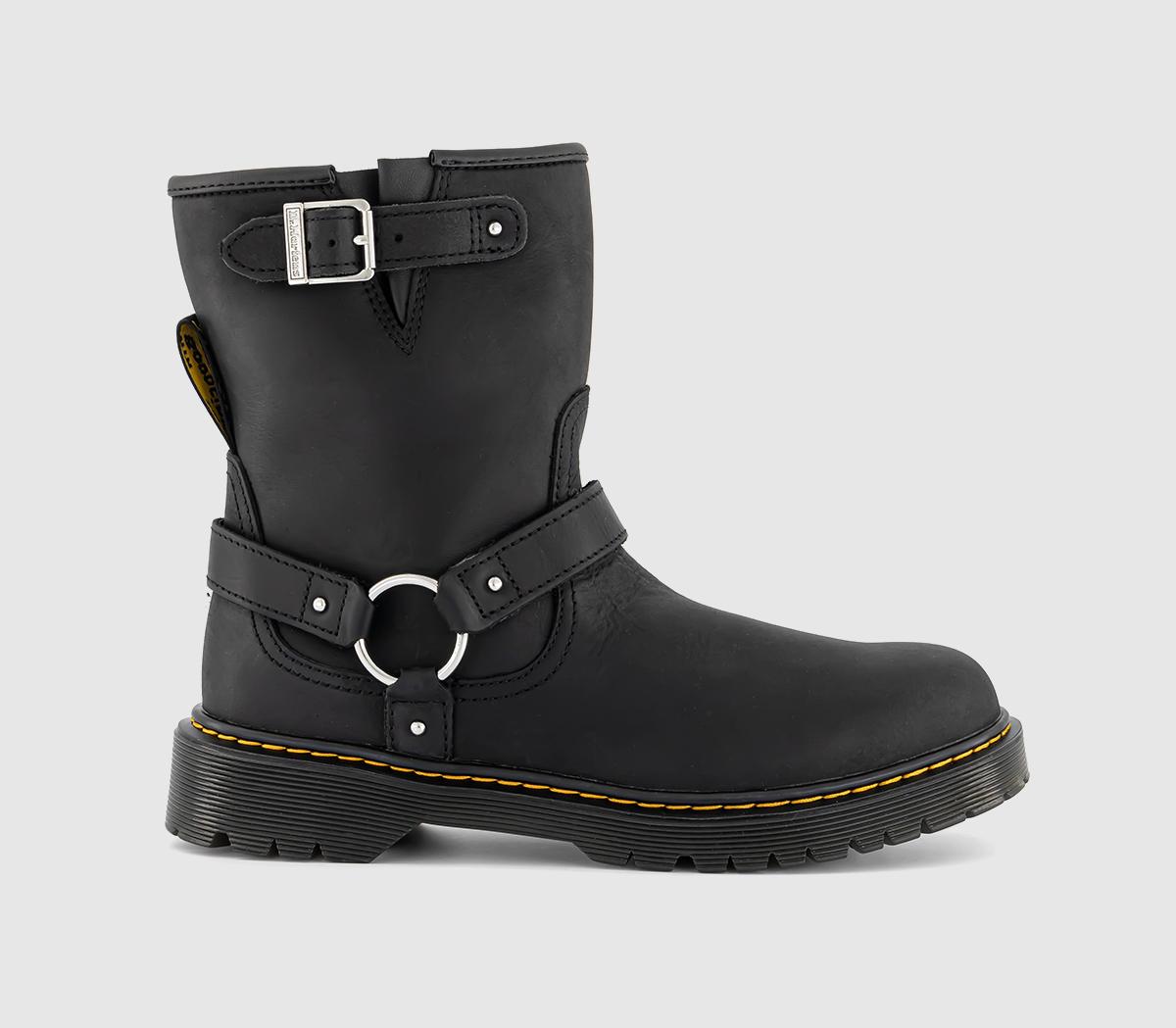 Dr. Martens Kids Genaya Junior Boots Black Dr. Martens Kids Genaya Junior Boots Black