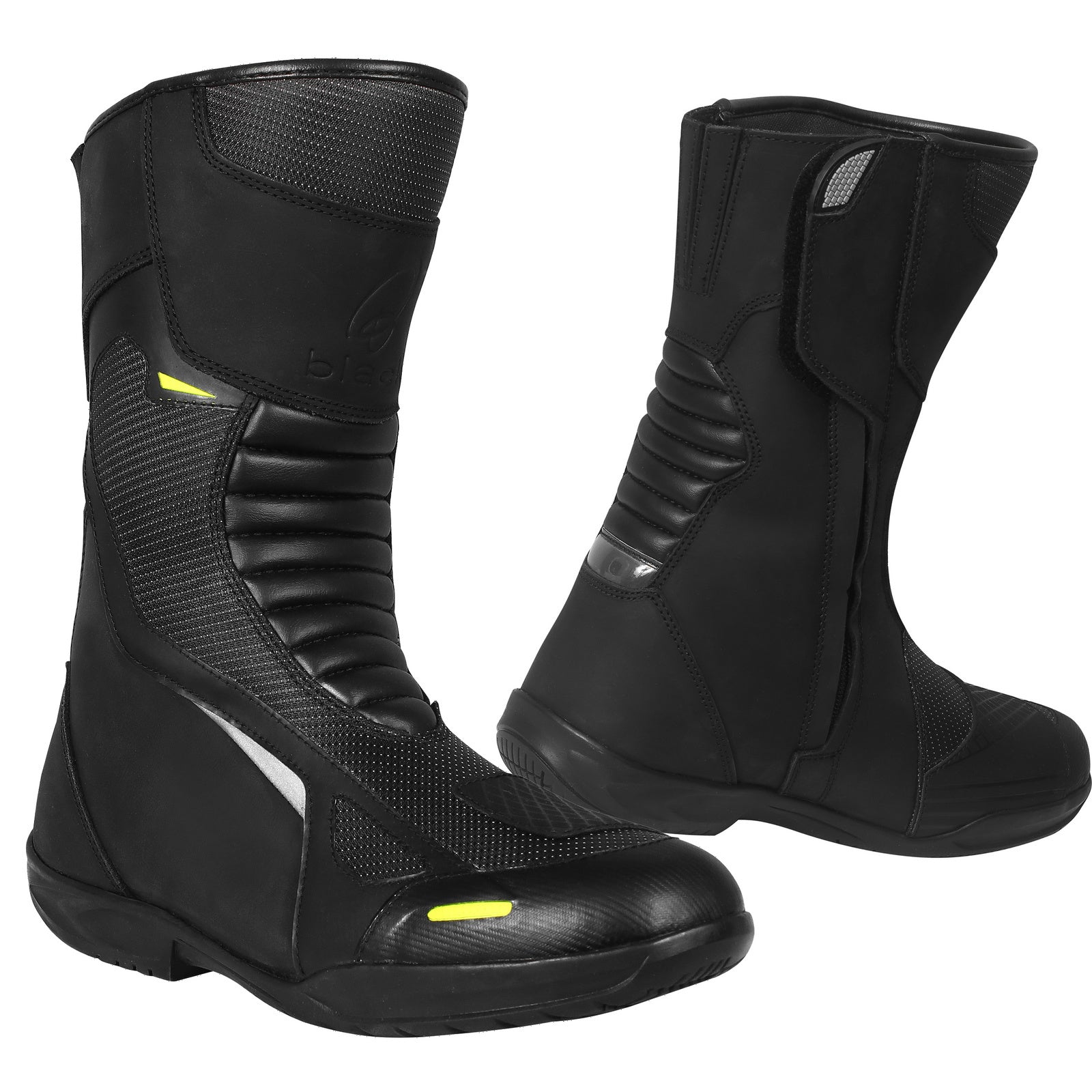 Black Explorer Motorcycle Boots – Black |