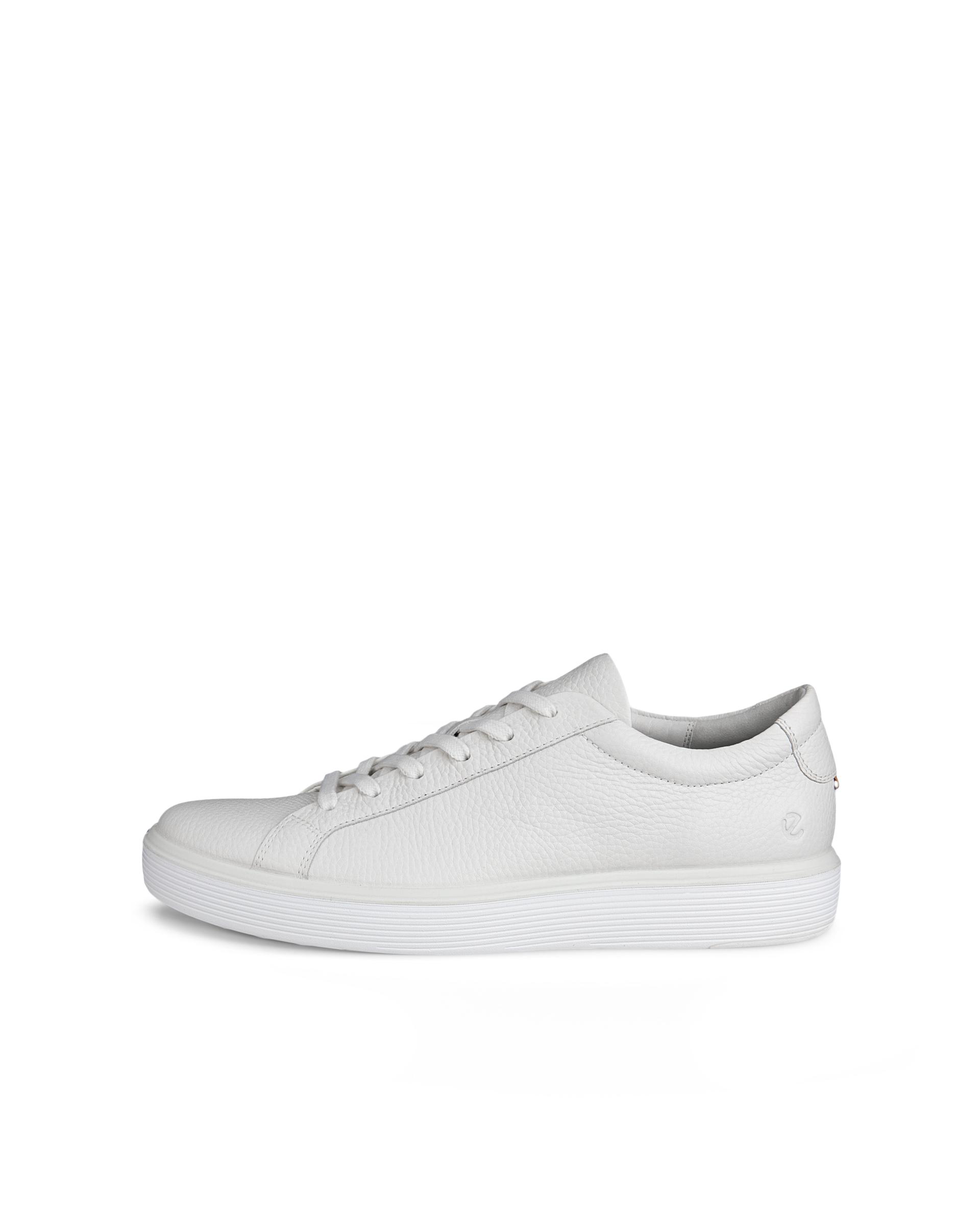 ECCO SOFT – Men’s Leather Trainer – White ECCO SOFT – Men’s Leather Trainer – White