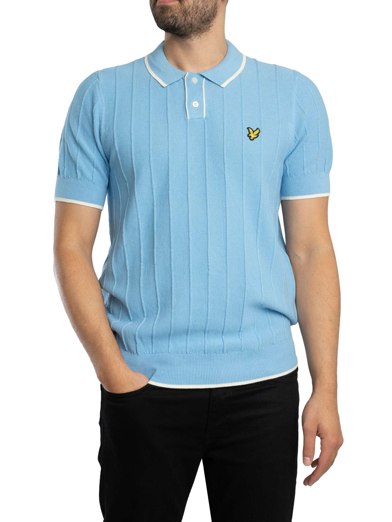 Tipped Knitted Polo Shirt Tipped Knitted Polo Shirt