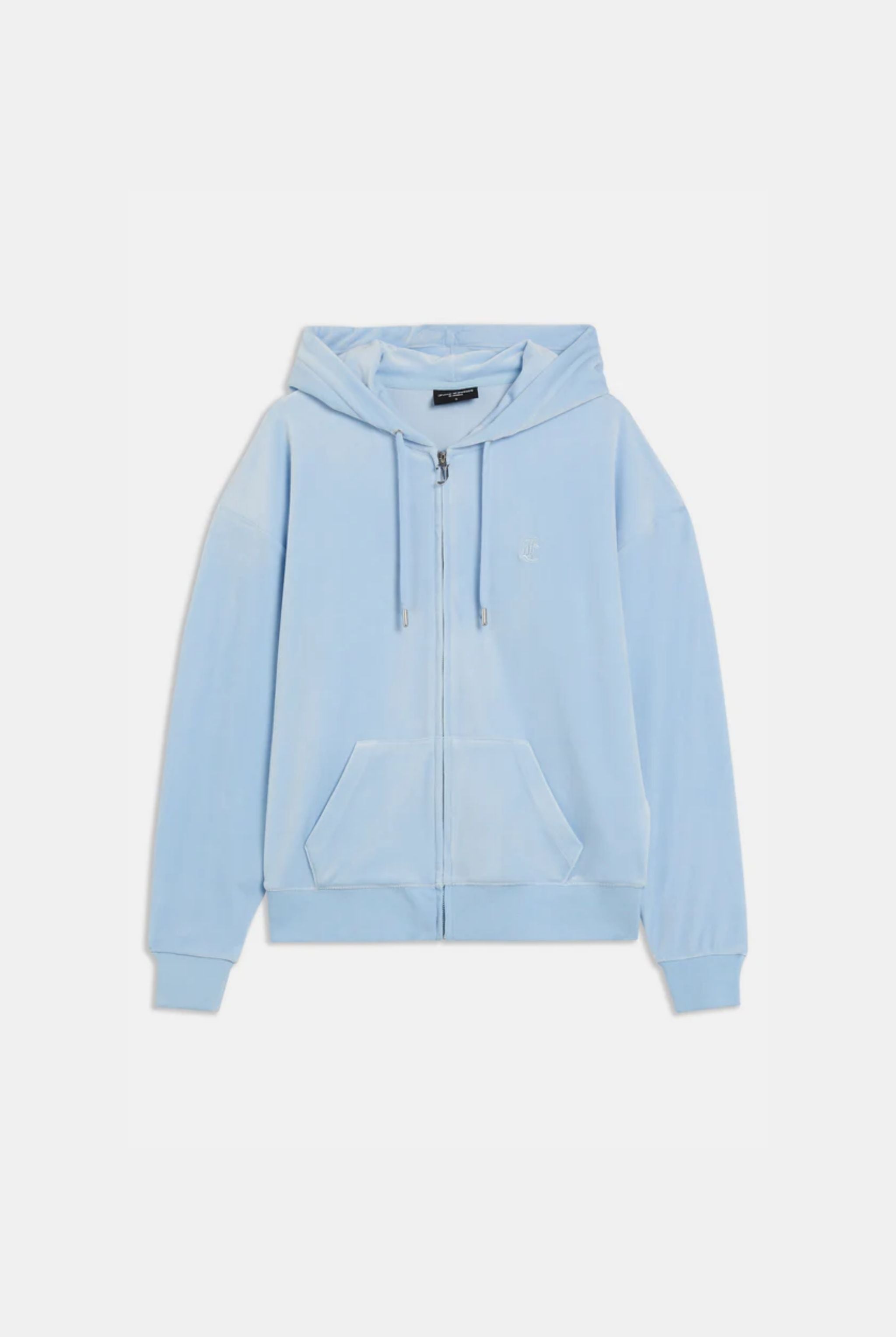 POWDER BLUE CLASSIC VELOUR OVERSIZED HOODIE – X Blue POWDER BLUE CLASSIC VELOUR OVERSIZED HOODIE – X Blue