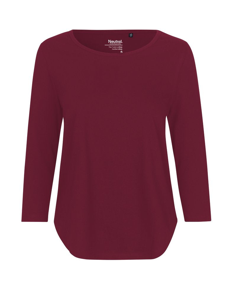 Fairtrade Organic Loose Sleeve shirt – Burgundy Fairtrade Organic Loose Sleeve shirt – Burgundy