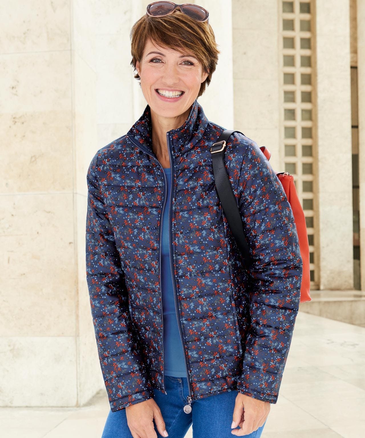 Damart Print Padded Parka Damart Print Padded Parka