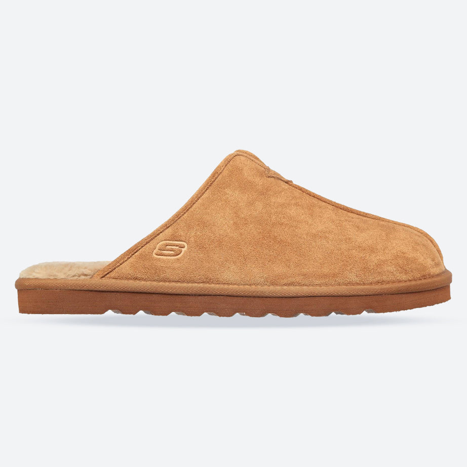 Men’s Relaxed Fit Skechers Renten Palco Slippers – Tan, Tan E Men’s Relaxed Fit Skechers Renten Palco Slippers – Tan, Tan E