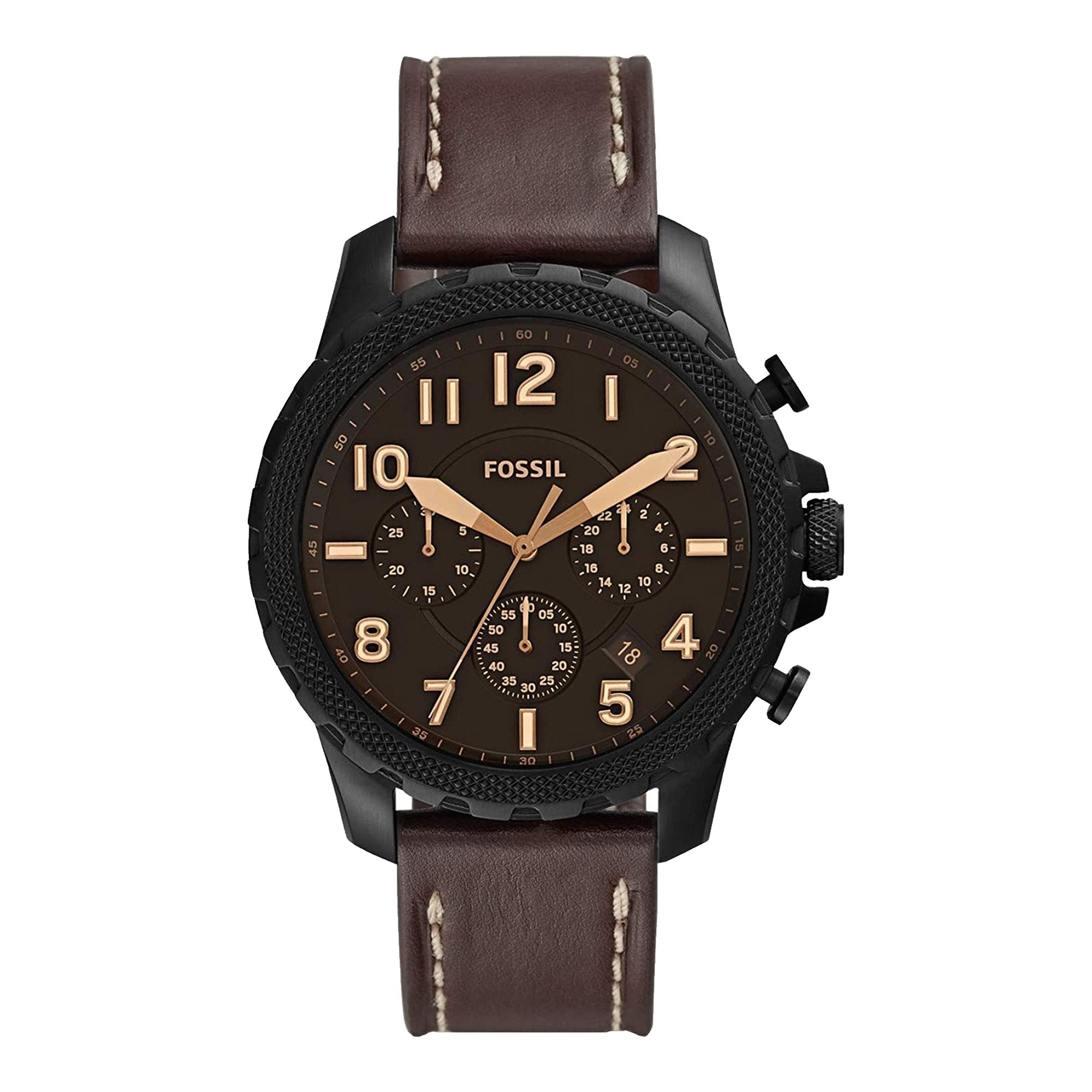 Fossil FS Bowman Men’s Chronograph Watch Black Dial, mm Fossil FS Bowman Men’s Chronograph Watch Black Dial, mm