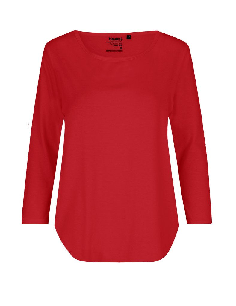 Fairtrade Organic Loose Sleeve shirt – L Red Fairtrade Organic Loose Sleeve shirt – L Red
