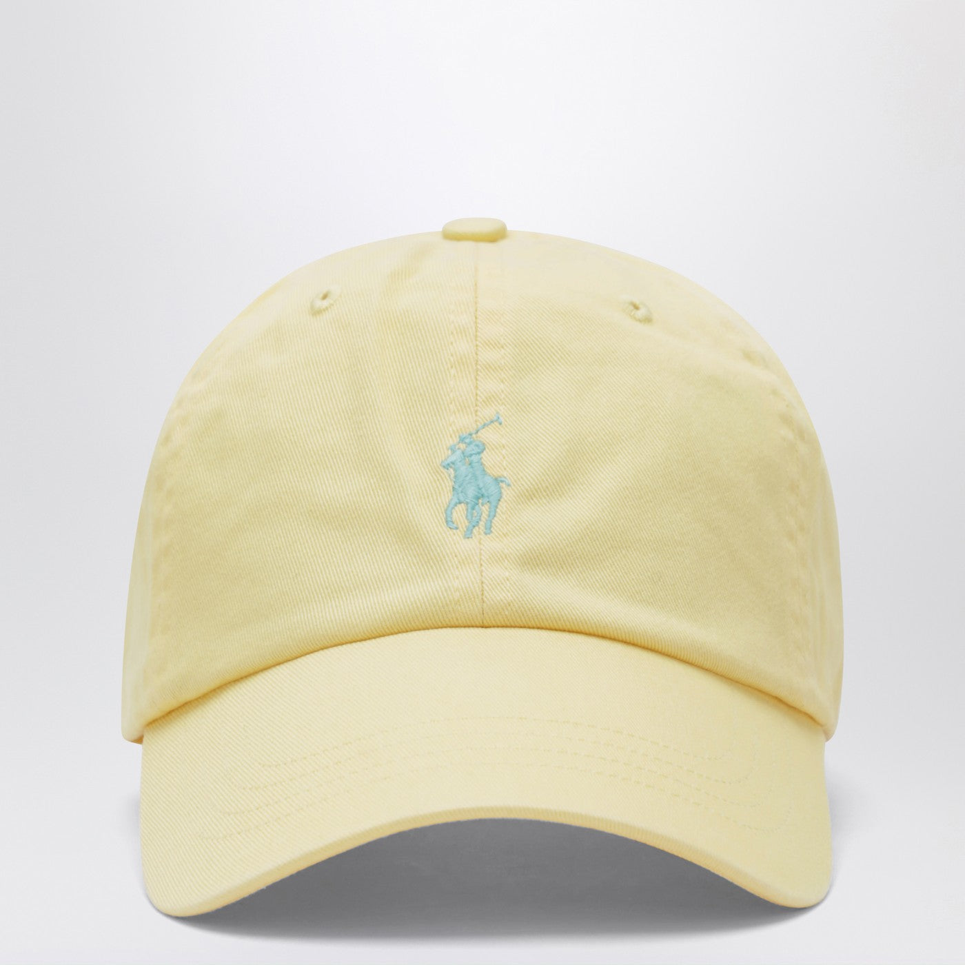 Yellow baseball cap with logo