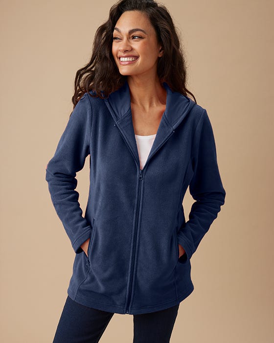 Damart Thermolactyl Hooded Zip-up Fleece Damart Thermolactyl Hooded Zip-up Fleece