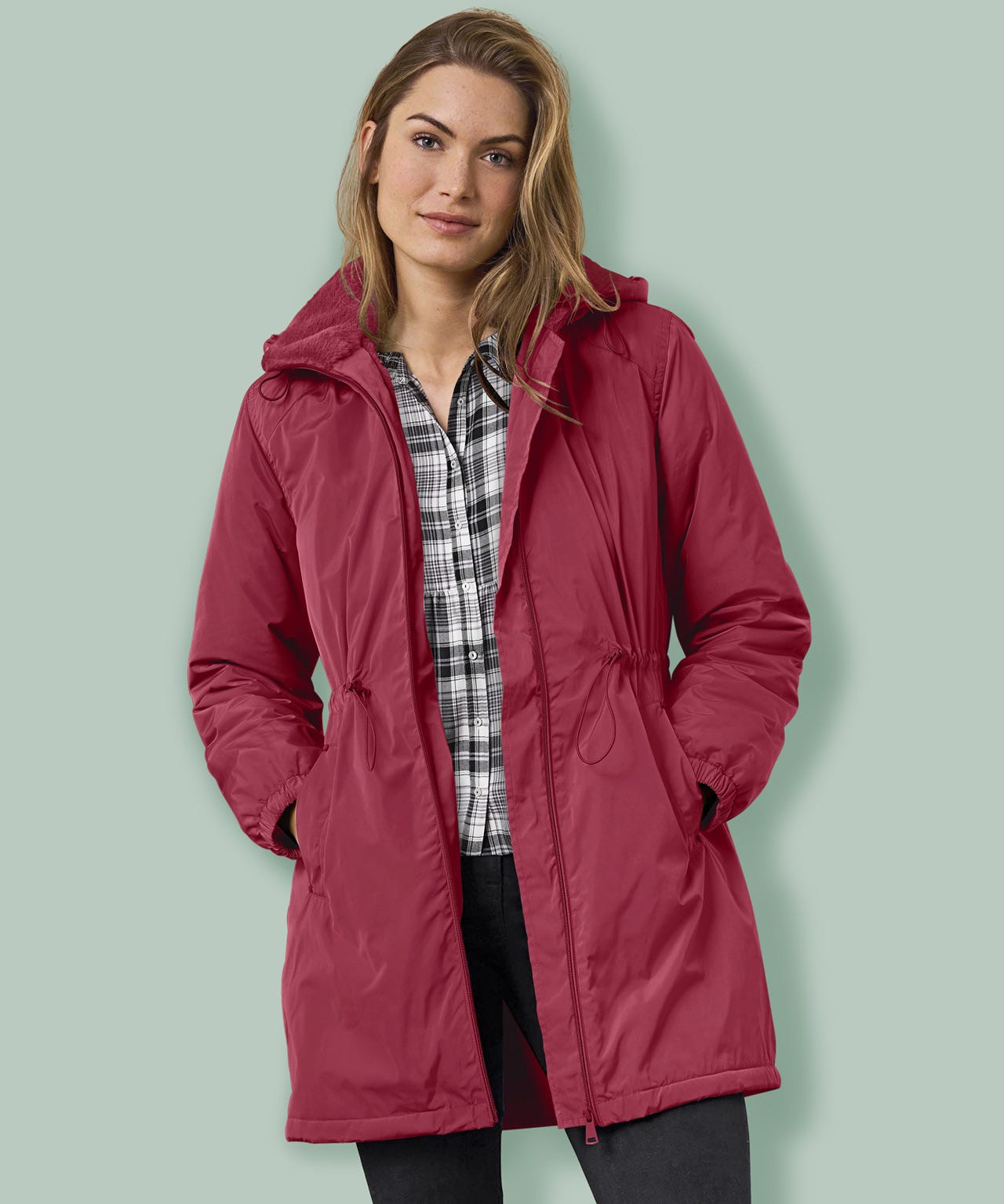 Damart Rain Bouncer Faux Fur Lined Parka Damart Rain Bouncer Faux Fur Lined Parka