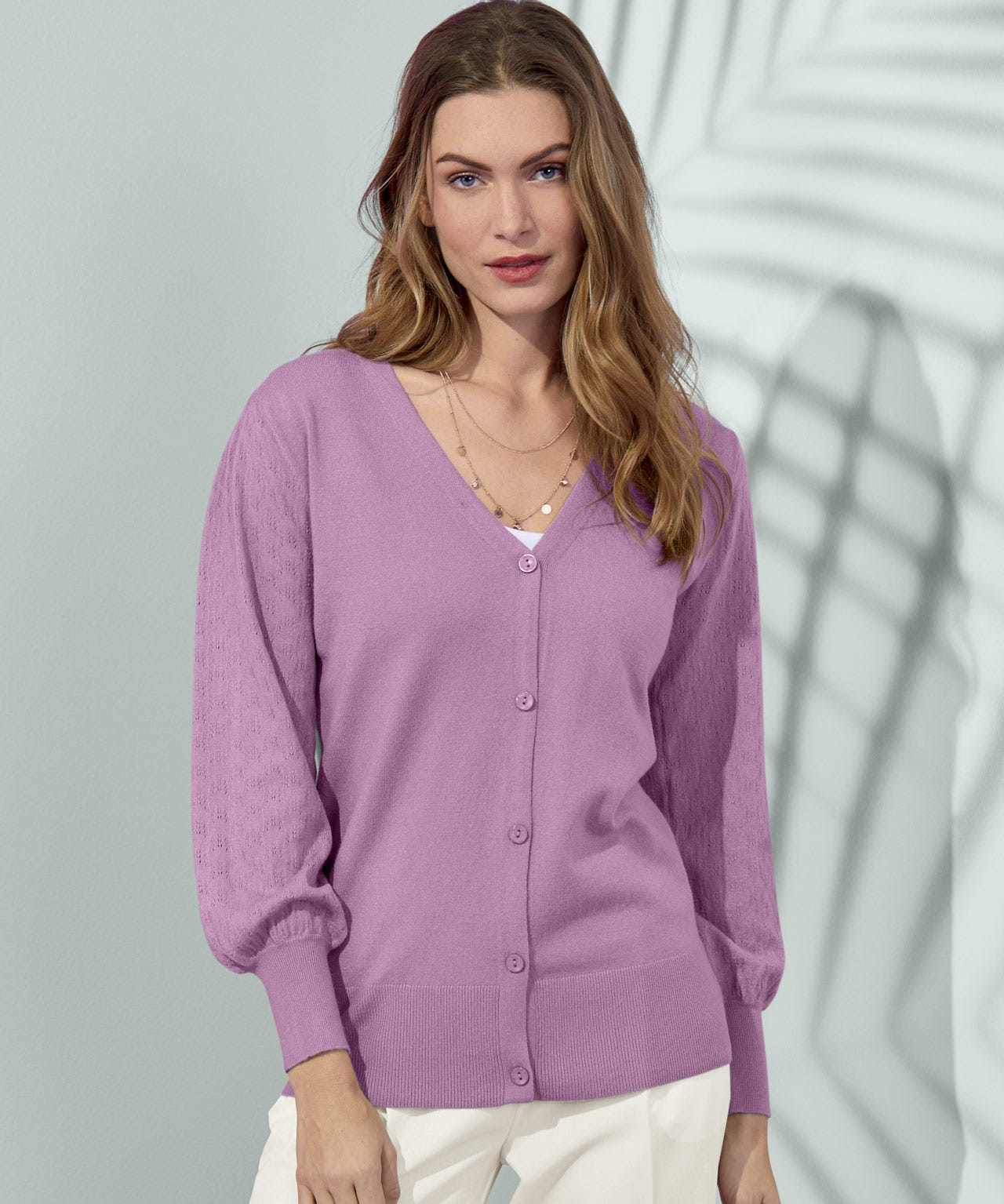Damart Detailed Cardigan Damart Detailed Cardigan