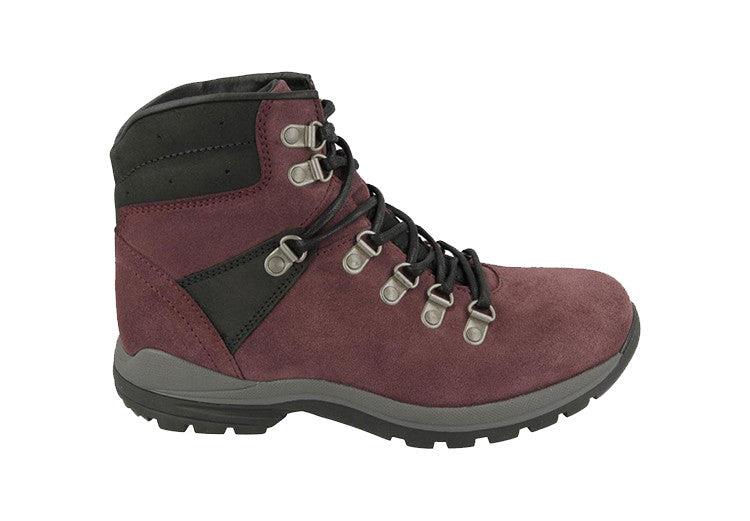 Mens Wide Fit DB Nebraska Hiking Boots, Plum Suede V E – E Mens Wide Fit DB Nebraska Hiking Boots, Plum Suede V E – E
