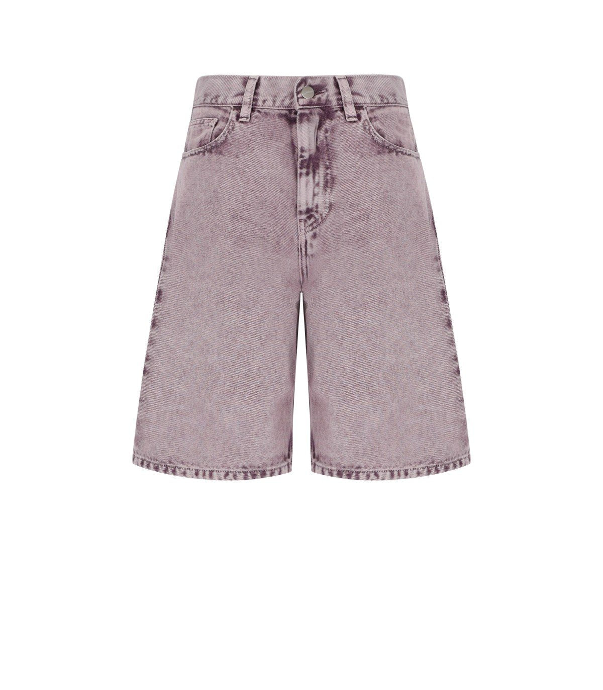 CARHARTT WIP W’ BRANDON PURPLE BERMUDA SHORTS CARHARTT WIP W’ BRANDON PURPLE BERMUDA SHORTS
