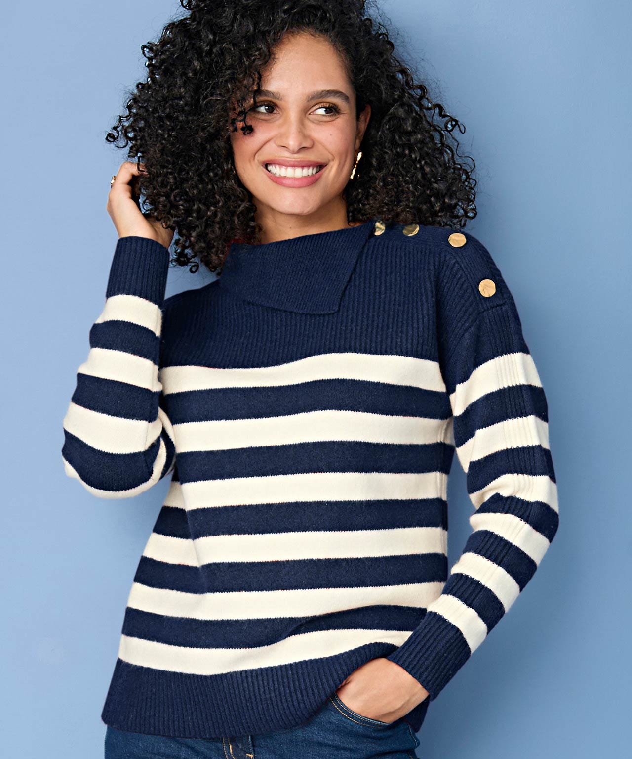 Damart Stripe Jumper Damart Stripe Jumper