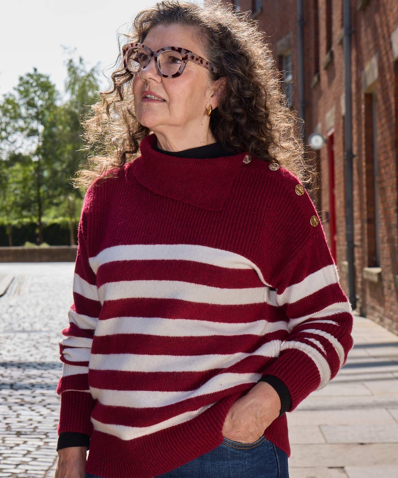 Damart Stripe Jumper Damart Stripe Jumper