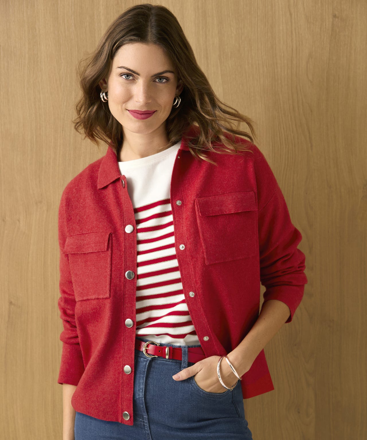 Damart Thermolactyl Button Detail Cardigan