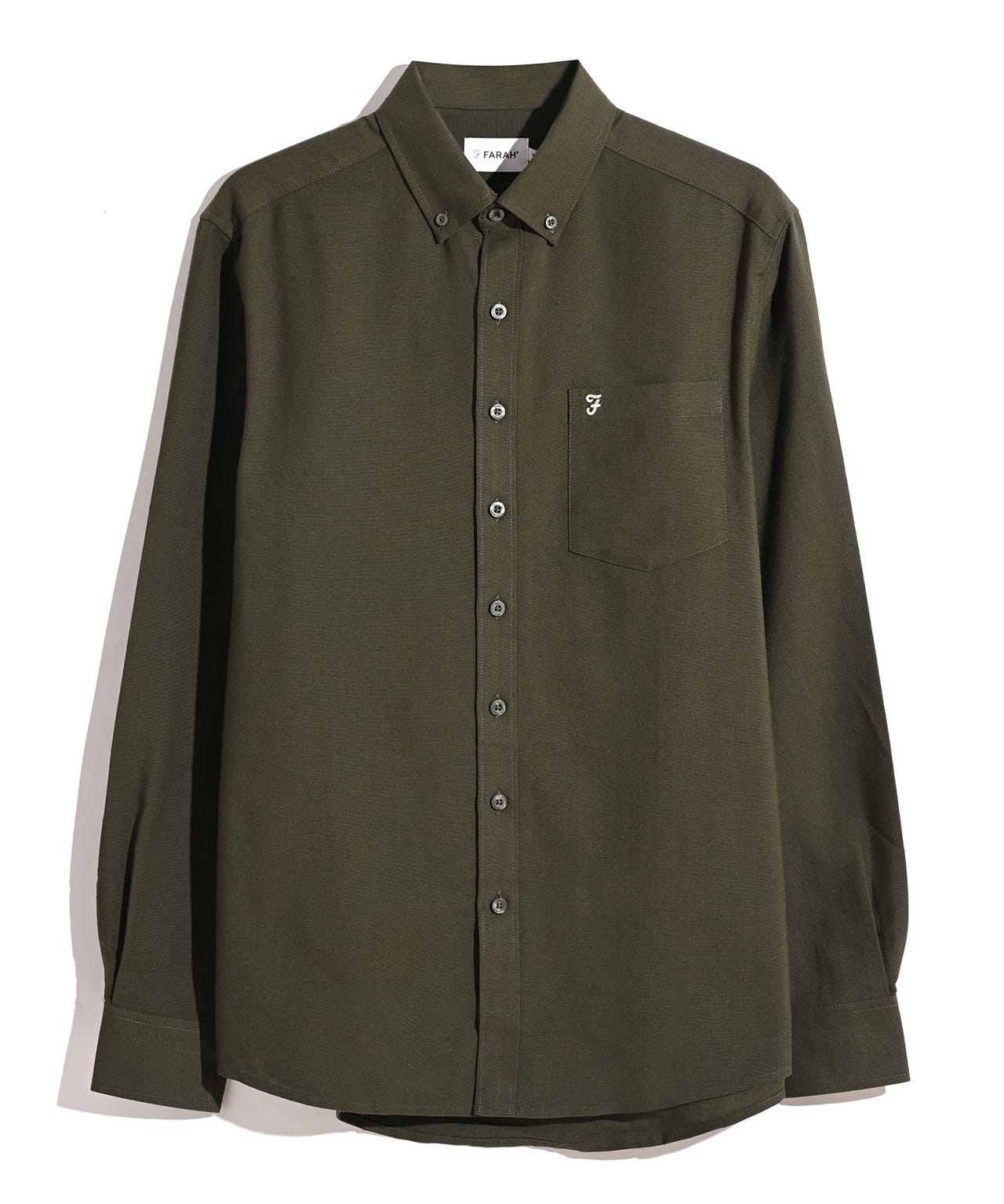 Damart Farah Oxford Plain Long Sleeve Shirt Damart Farah Oxford Plain Long Sleeve Shirt