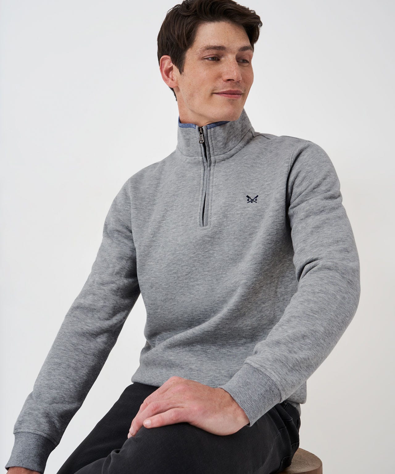 Damart Crew Clothing – Classic Half Zip Sweatshirt Damart Crew Clothing – Classic Half Zip Sweatshirt