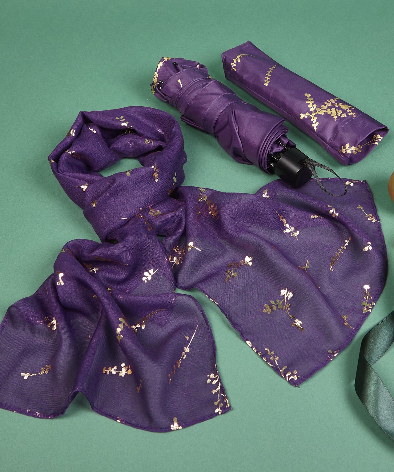 Damart Umbrella with printed foil scarf Damart Umbrella with printed foil scarf