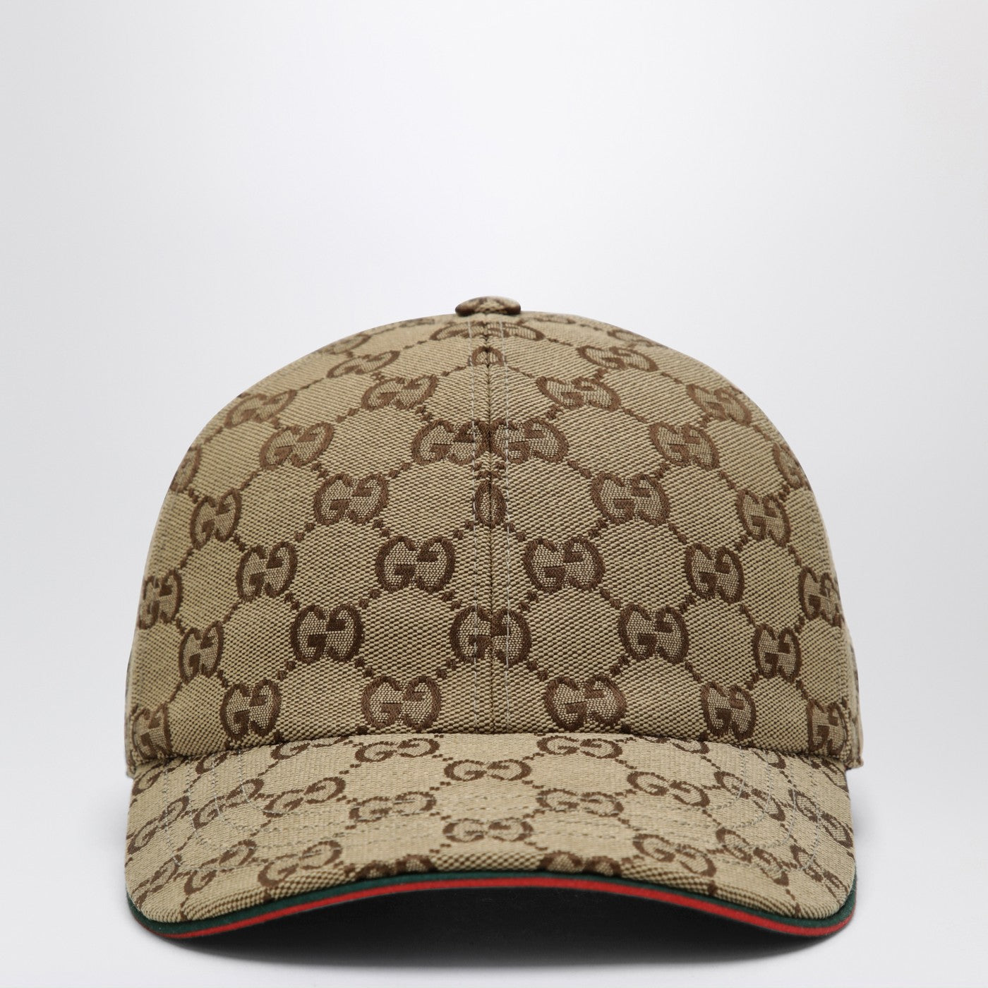 Baseball cap in beigedark brown GG fabric Baseball cap in beigedark brown GG fabric