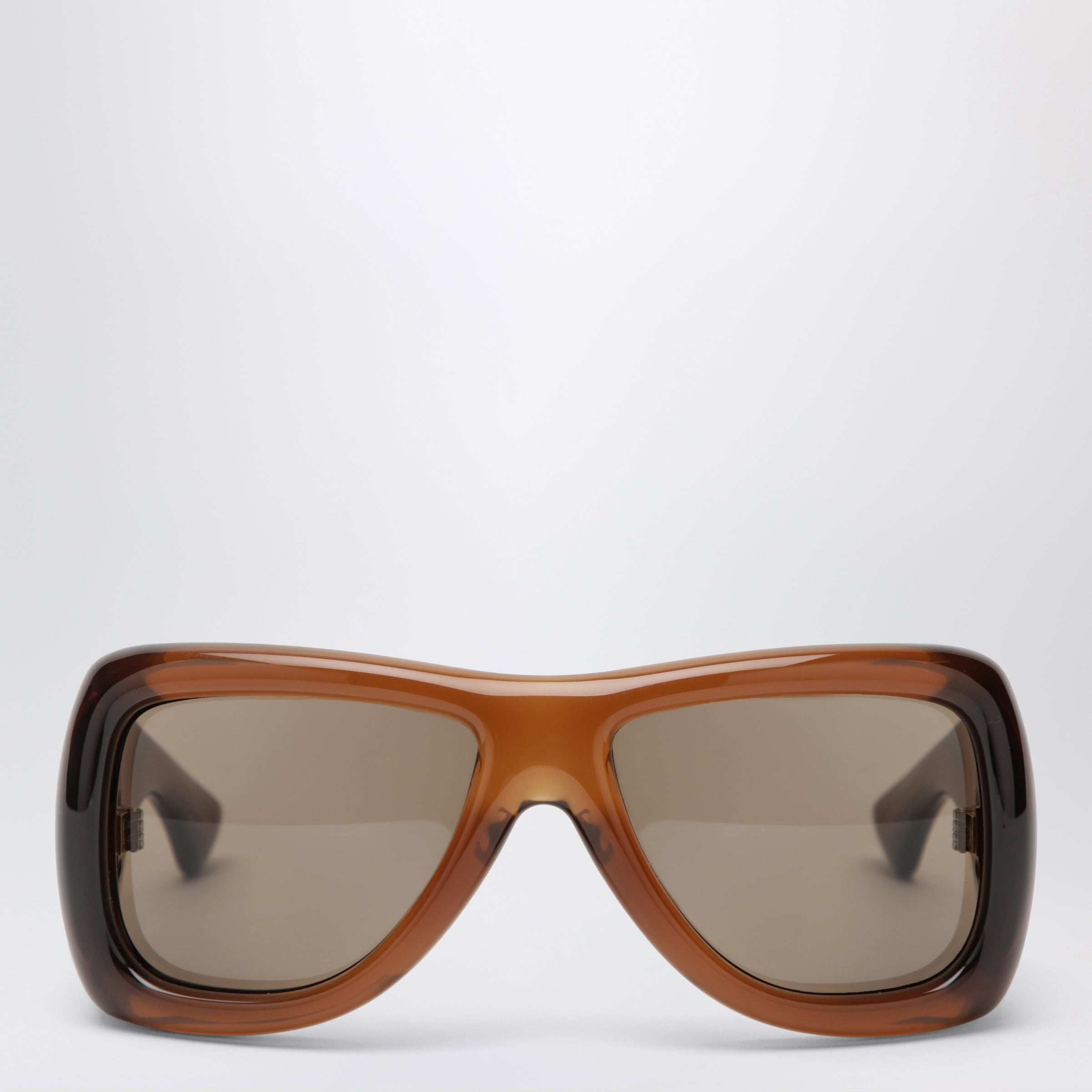 SL Howl oversized sunglasses in brown gradient