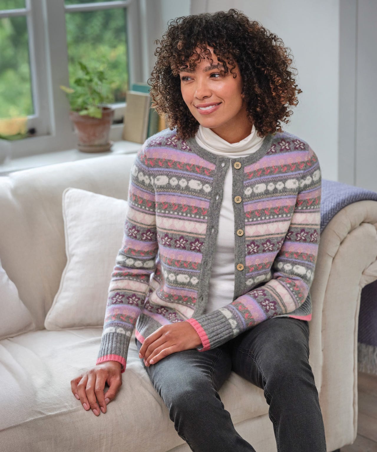 Damart WoolOvers Fairisle Cardigan Damart WoolOvers Fairisle Cardigan