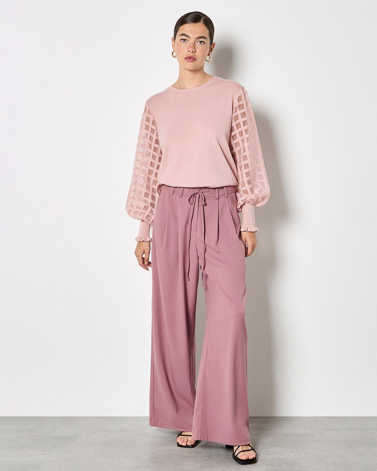 Damart Apricot Detail Sleeved Jumper Damart Apricot Detail Sleeved Jumper